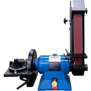 BAILEIGH INDUSTRIAL HOLDINGS Baileigh Industrial Combination Belt and Disk Grinder, 1 HP, Single Phase, 110V, DBG-9248 1227900